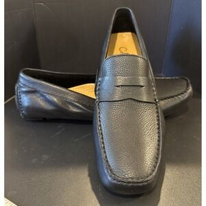 Cole Haan Shoes Mens 11 W Black Leather Slip On Driving Penny Loafers Dress